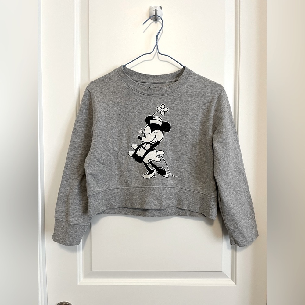 Talula: Minnie Mouse Cropped Sweatshirt